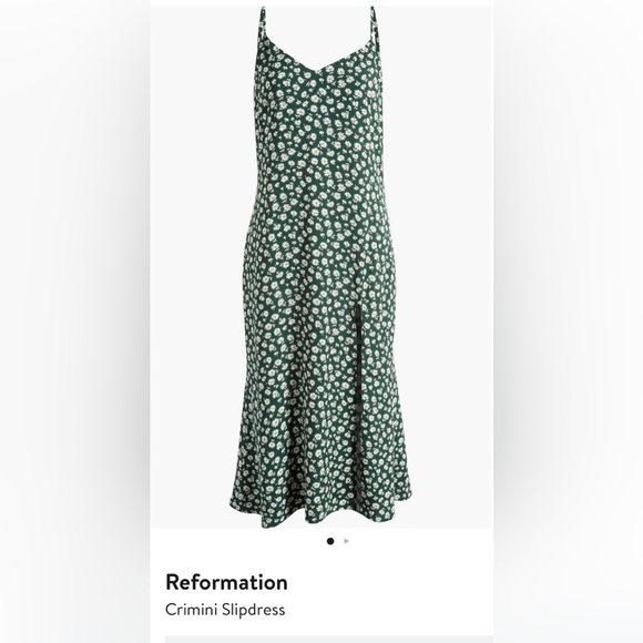 Reformation Yellow Floral Midi Dress - Picture 3 of 3